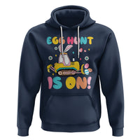 Easter Day Hoodie Egg Hunt Is On Funny Truck Bunny - Wonder Print Shop