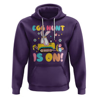 Easter Day Hoodie Egg Hunt Is On Funny Truck Bunny - Wonder Print Shop