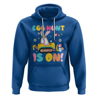 Easter Day Hoodie Egg Hunt Is On Funny Truck Bunny - Wonder Print Shop