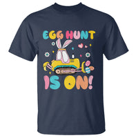 Easter Day T Shirt Egg Hunt Is On Funny Truck Bunny - Wonder Print Shop