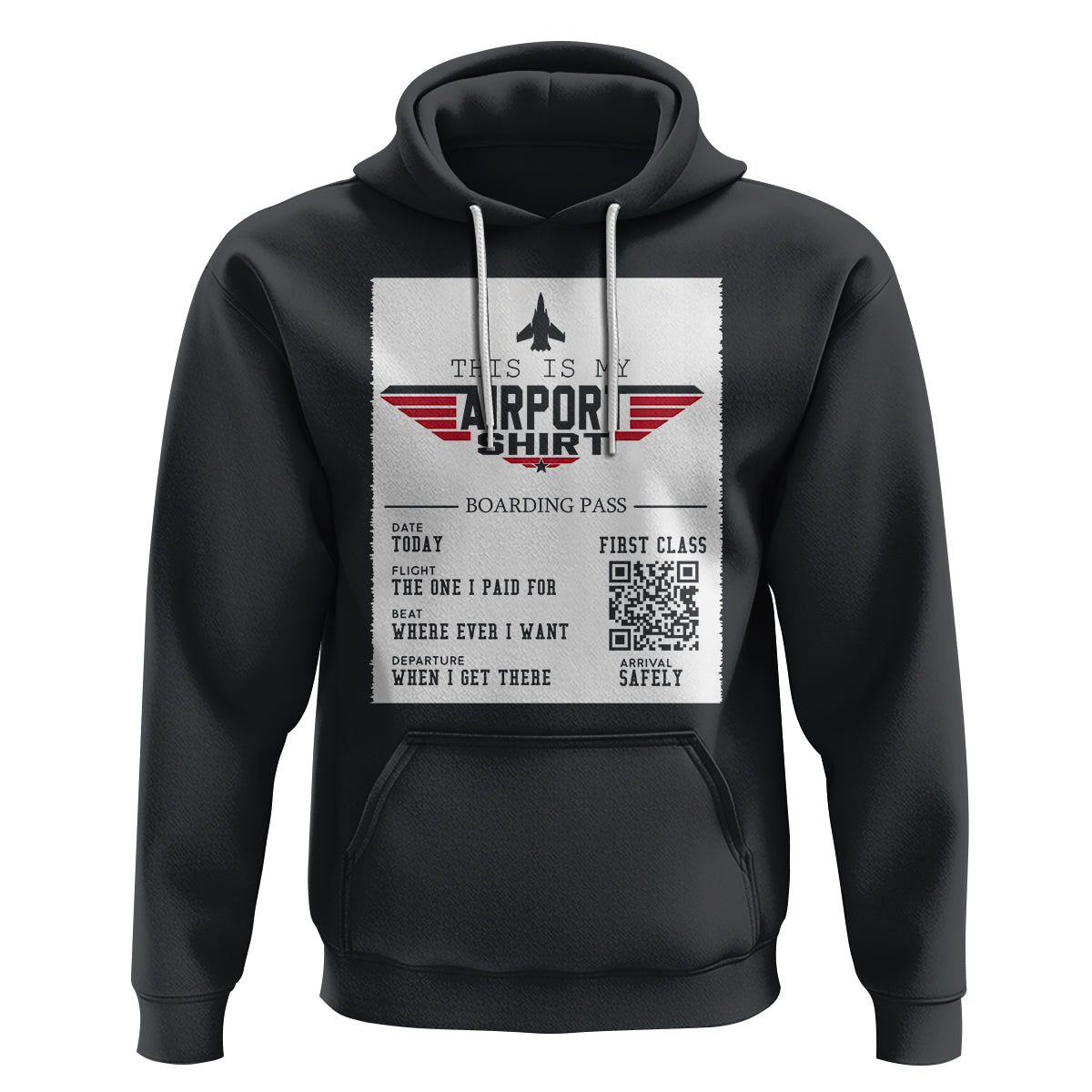Travel Lover Hoodie This Is My Airport Shirt Fights Airline Ticket Traveling - Wonder Print Shop