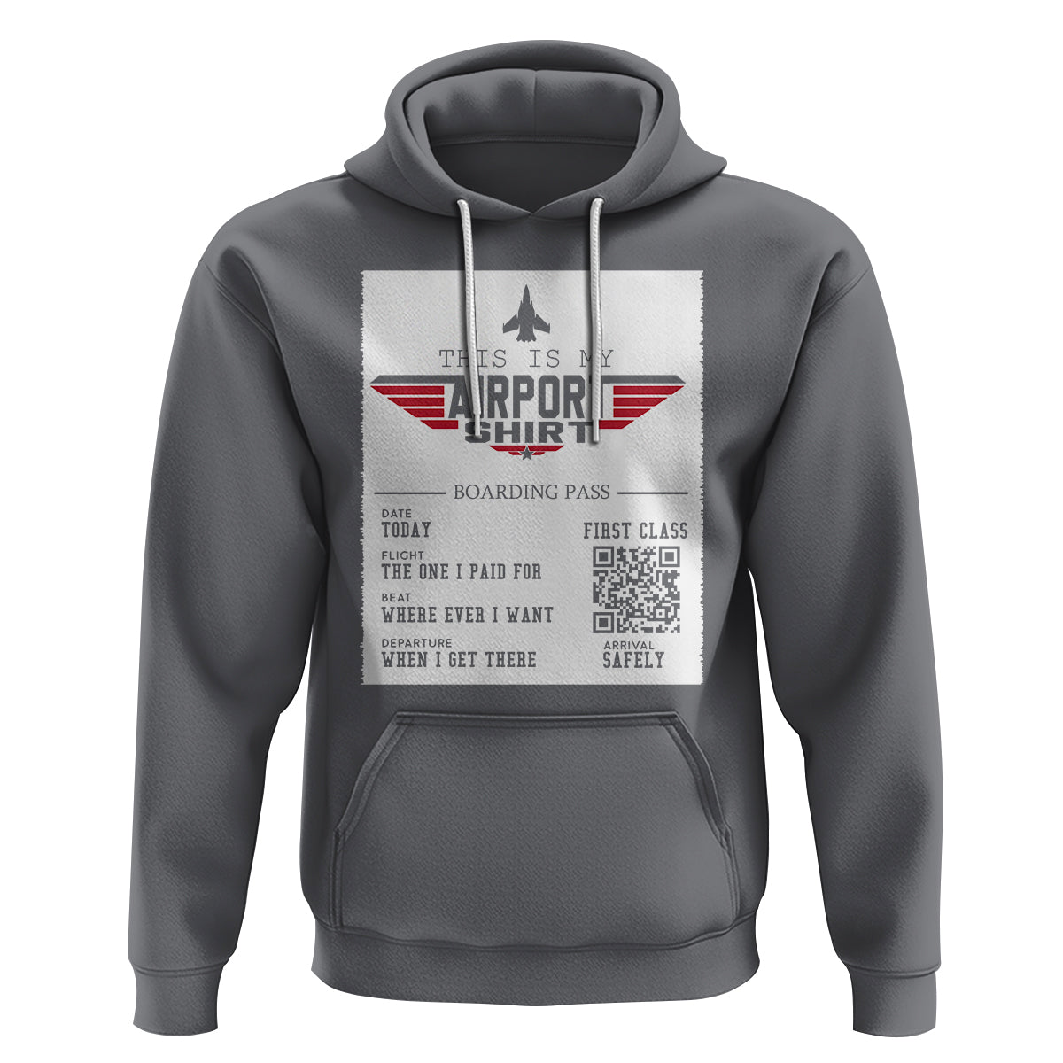 Travel Lover Hoodie This Is My Airport Shirt Fights Airline Ticket Traveling - Wonder Print Shop