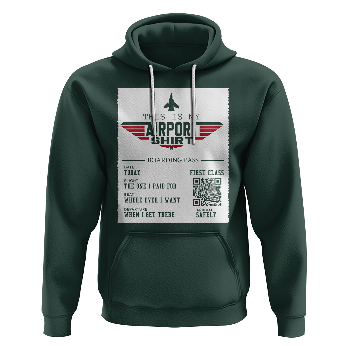 Travel Lover Hoodie This Is My Airport Shirt Fights Airline Ticket Traveling - Wonder Print Shop