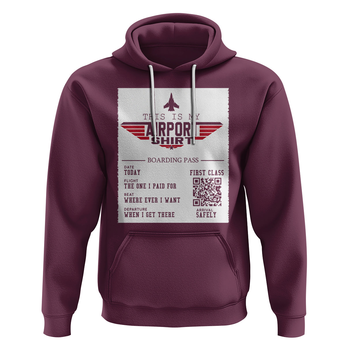 Travel Lover Hoodie This Is My Airport Shirt Fights Airline Ticket Traveling - Wonder Print Shop