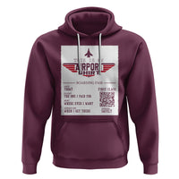 Travel Lover Hoodie This Is My Airport Shirt Fights Airline Ticket Traveling - Wonder Print Shop