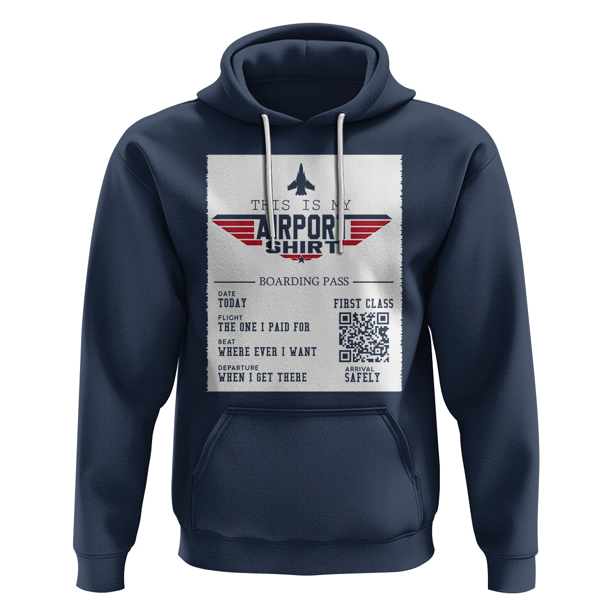 Travel Lover Hoodie This Is My Airport Shirt Fights Airline Ticket Traveling - Wonder Print Shop
