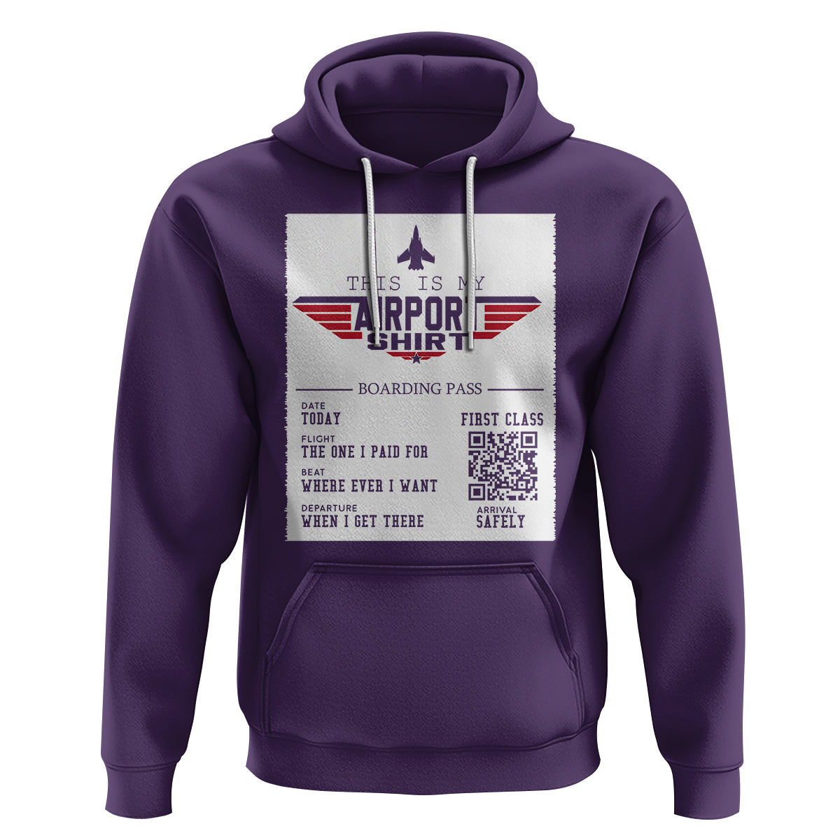 Travel Lover Hoodie This Is My Airport Shirt Fights Airline Ticket Traveling - Wonder Print Shop