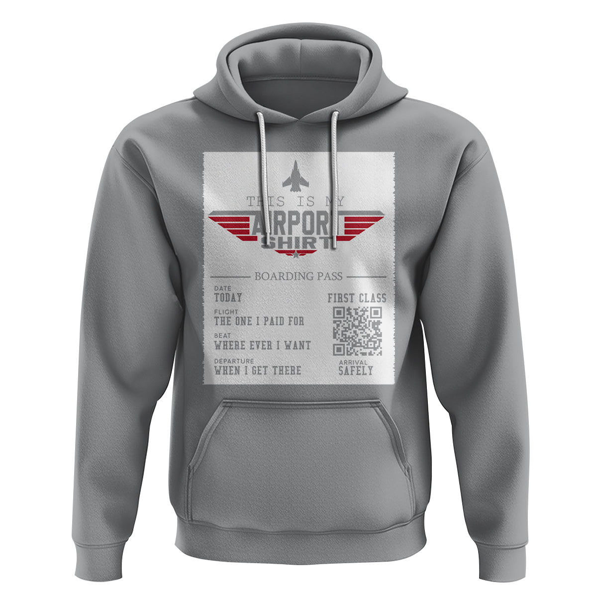 Travel Lover Hoodie This Is My Airport Shirt Fights Airline Ticket Traveling - Wonder Print Shop
