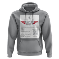 Travel Lover Hoodie This Is My Airport Shirt Fights Airline Ticket Traveling - Wonder Print Shop