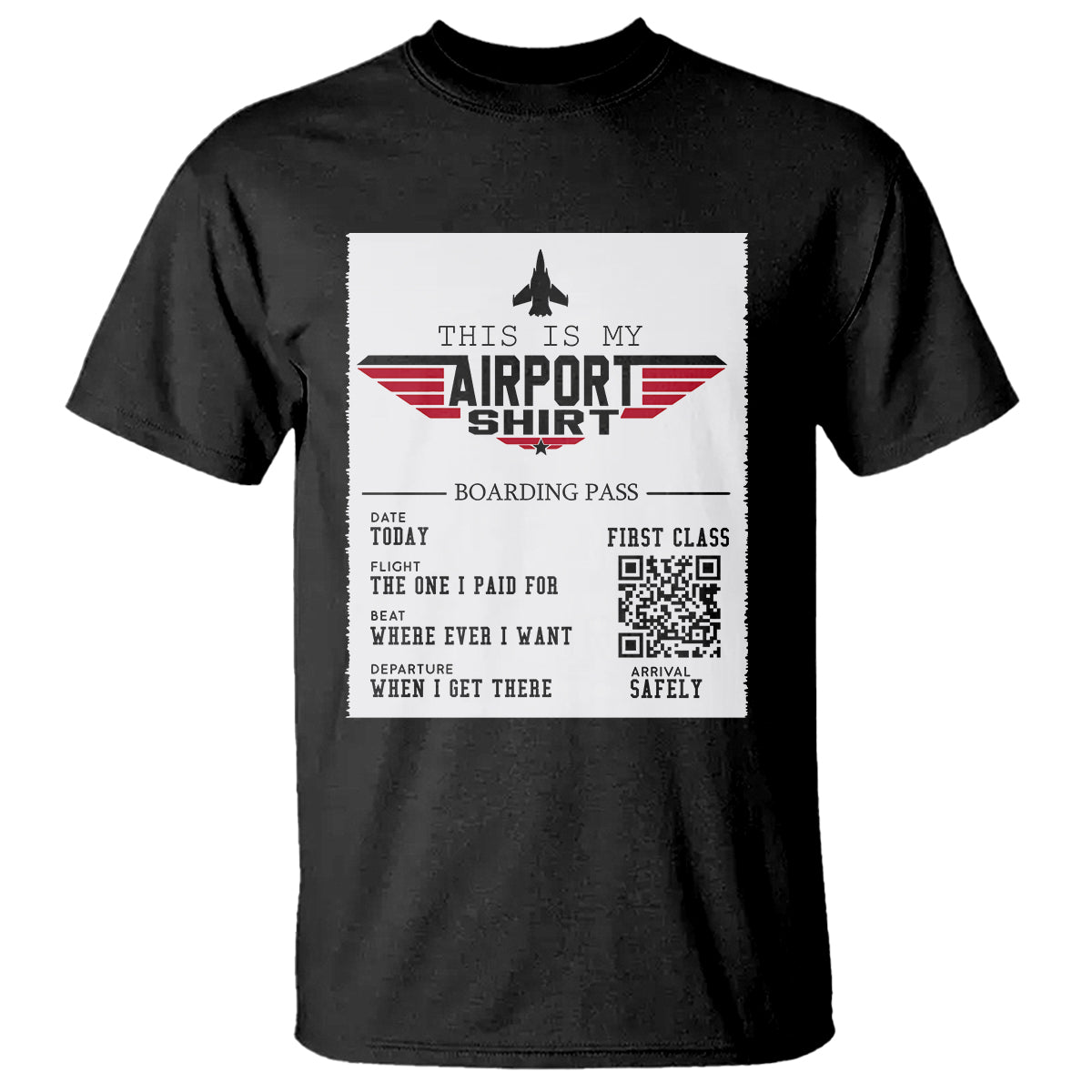 Travel Lover T Shirt This Is My Airport Shirt Fights Airline Ticket Traveling - Wonder Print Shop