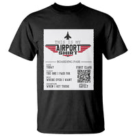Travel Lover T Shirt This Is My Airport Shirt Fights Airline Ticket Traveling - Wonder Print Shop