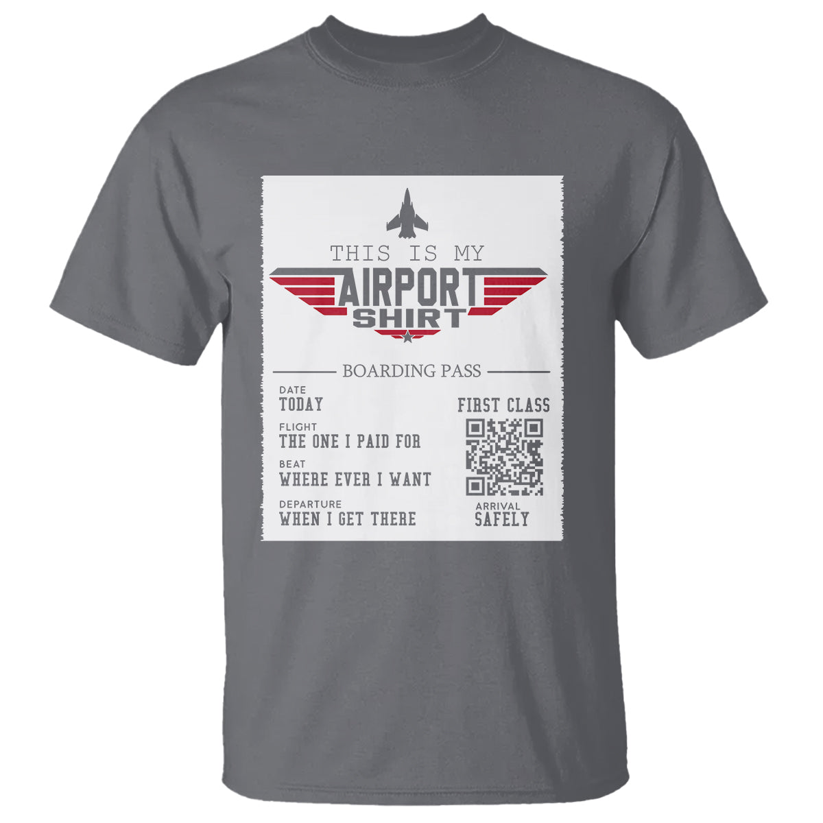 Travel Lover T Shirt This Is My Airport Shirt Fights Airline Ticket Traveling - Wonder Print Shop