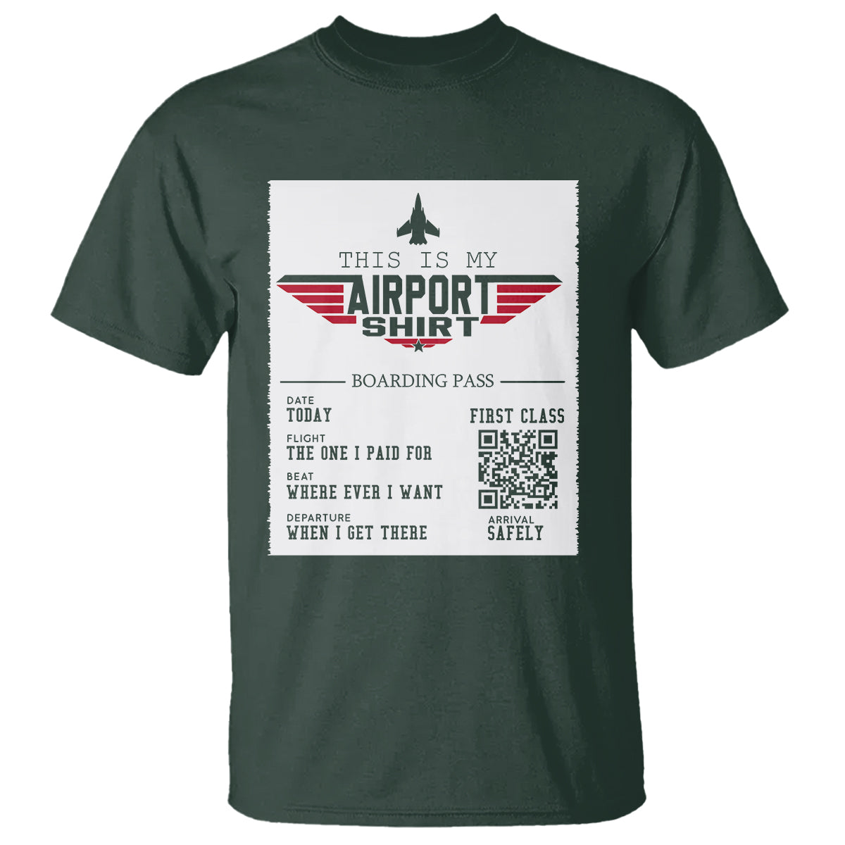 Travel Lover T Shirt This Is My Airport Shirt Fights Airline Ticket Traveling - Wonder Print Shop