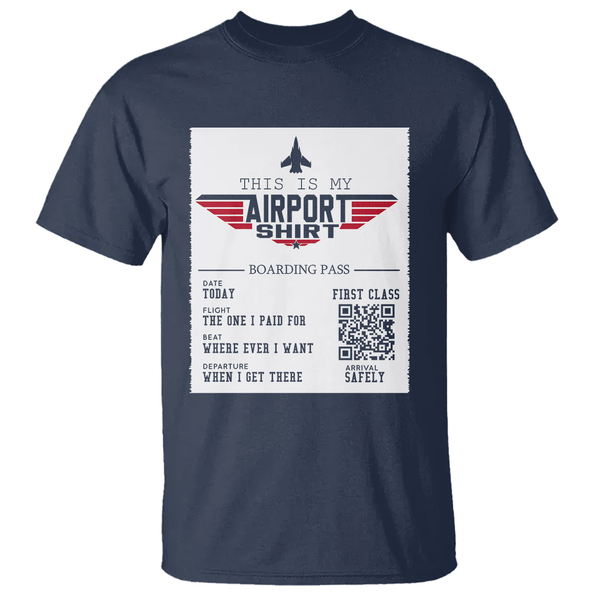 Travel Lover T Shirt This Is My Airport Shirt Fights Airline Ticket Traveling - Wonder Print Shop