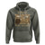 Travel Is My Therapy Hoodie Vintage World Map Traveling - Wonder Print Shop