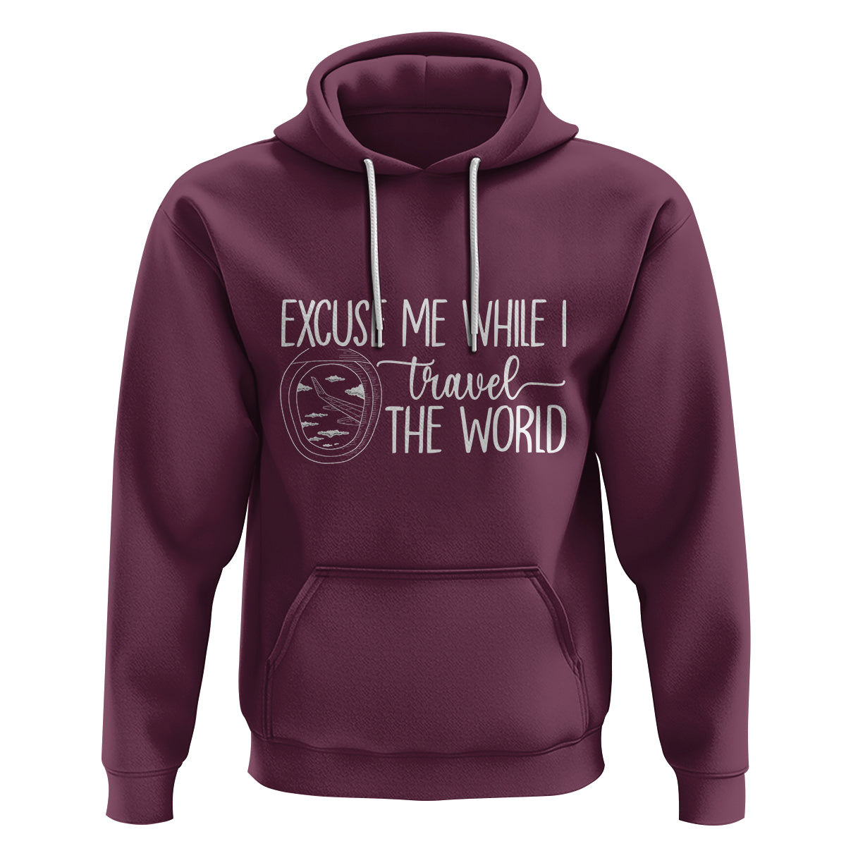 Funny Traveling Hoodie Excuse Me While I Travel The World - Wonder Print Shop