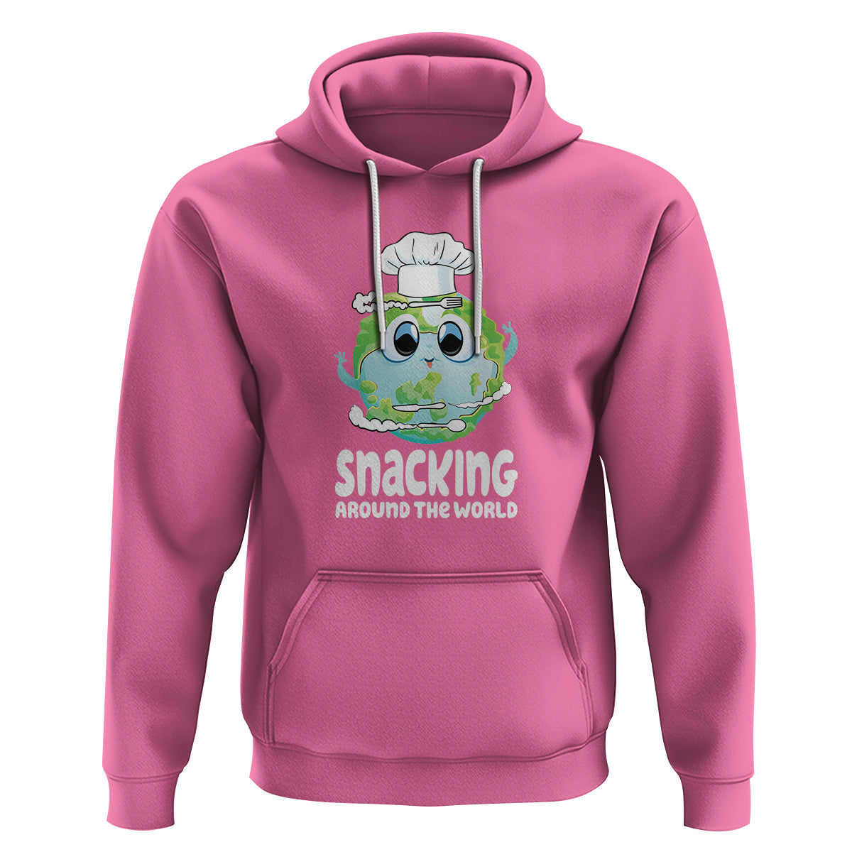 Travel For Food Lover Hoodie Snacking Around The World Traveling - Wonder Print Shop