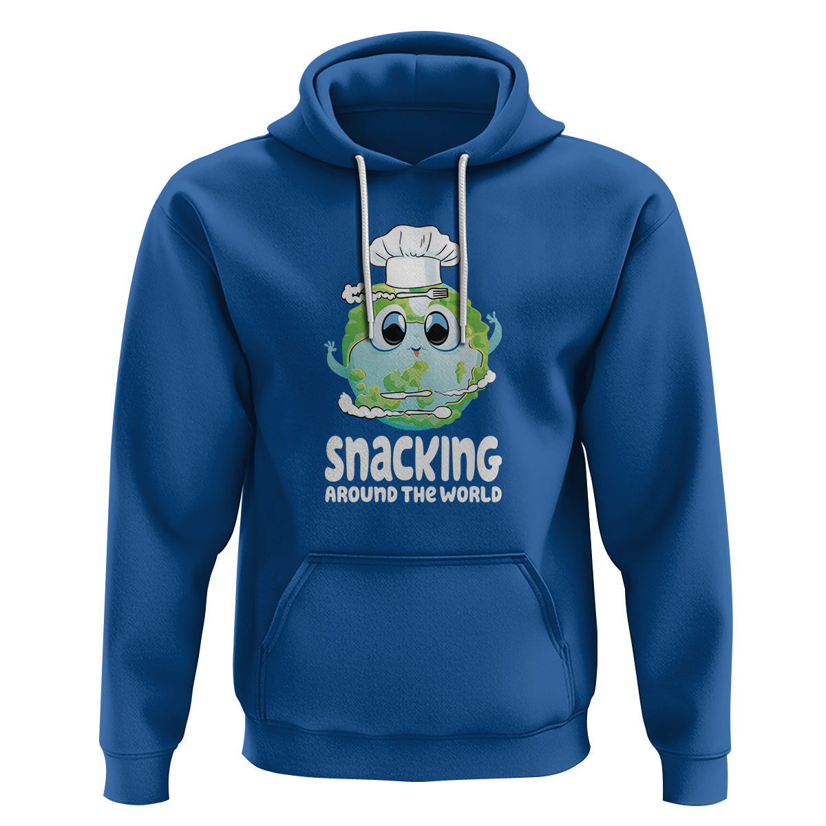 Travel For Food Lover Hoodie Snacking Around The World Traveling - Wonder Print Shop
