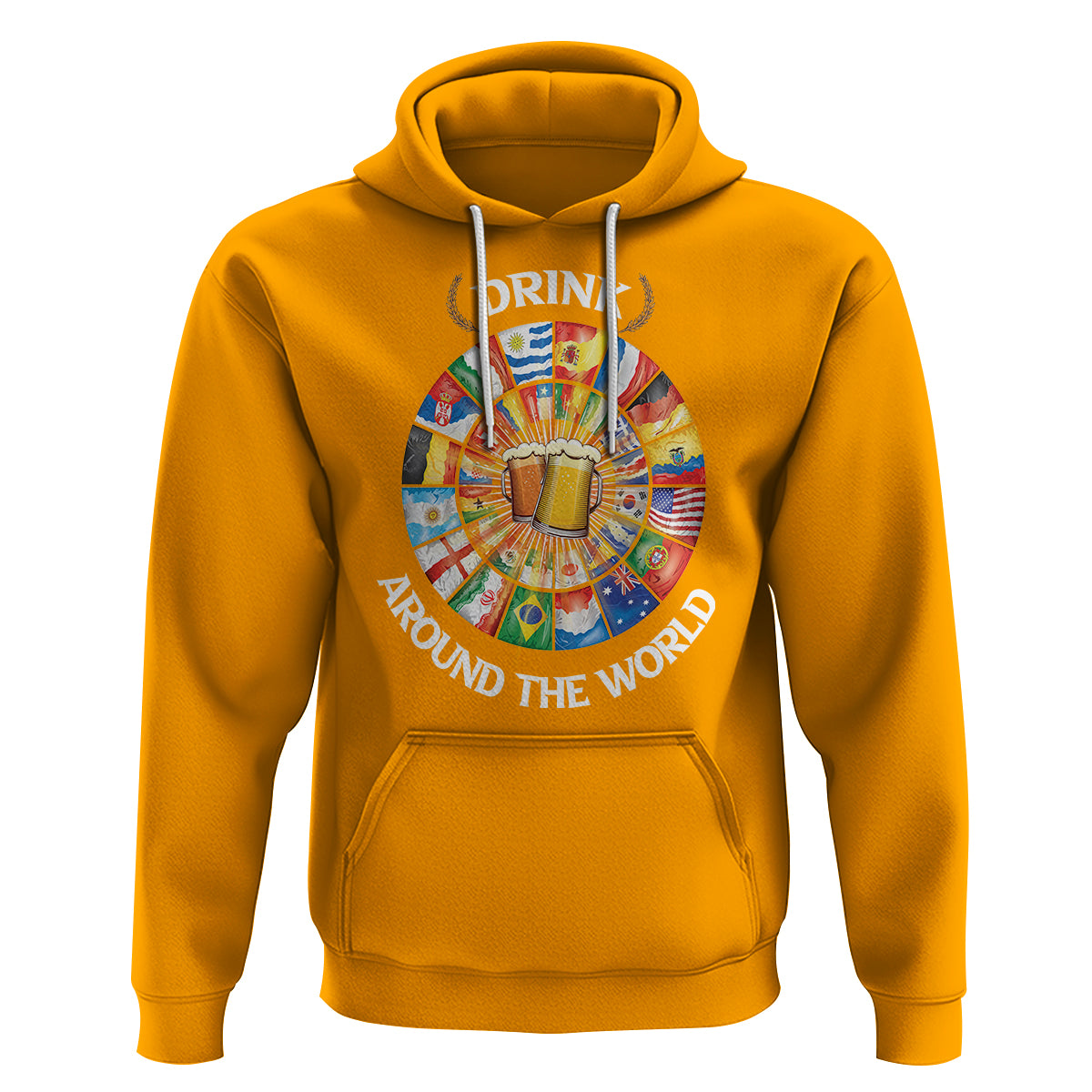 Travel For Beer Lover Hoodie Drinking Around The World Traveling - Wonder Print Shop