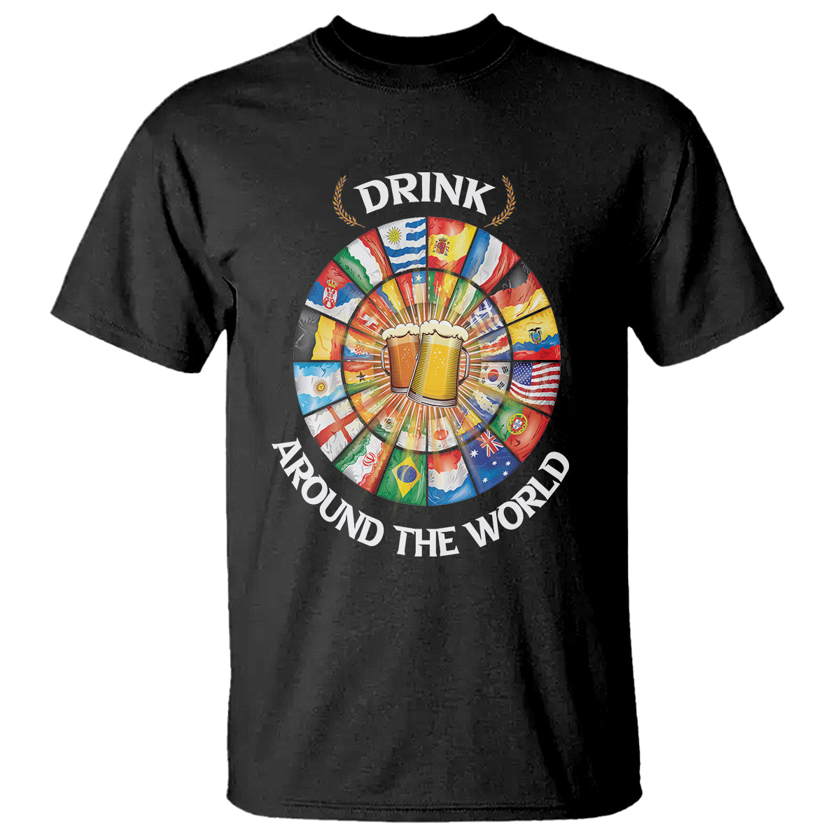Travel For Beer Lover T Shirt Drinking Around The World Traveling - Wonder Print Shop