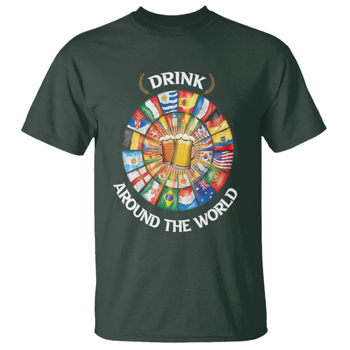 Travel For Beer Lover T Shirt Drinking Around The World Traveling - Wonder Print Shop
