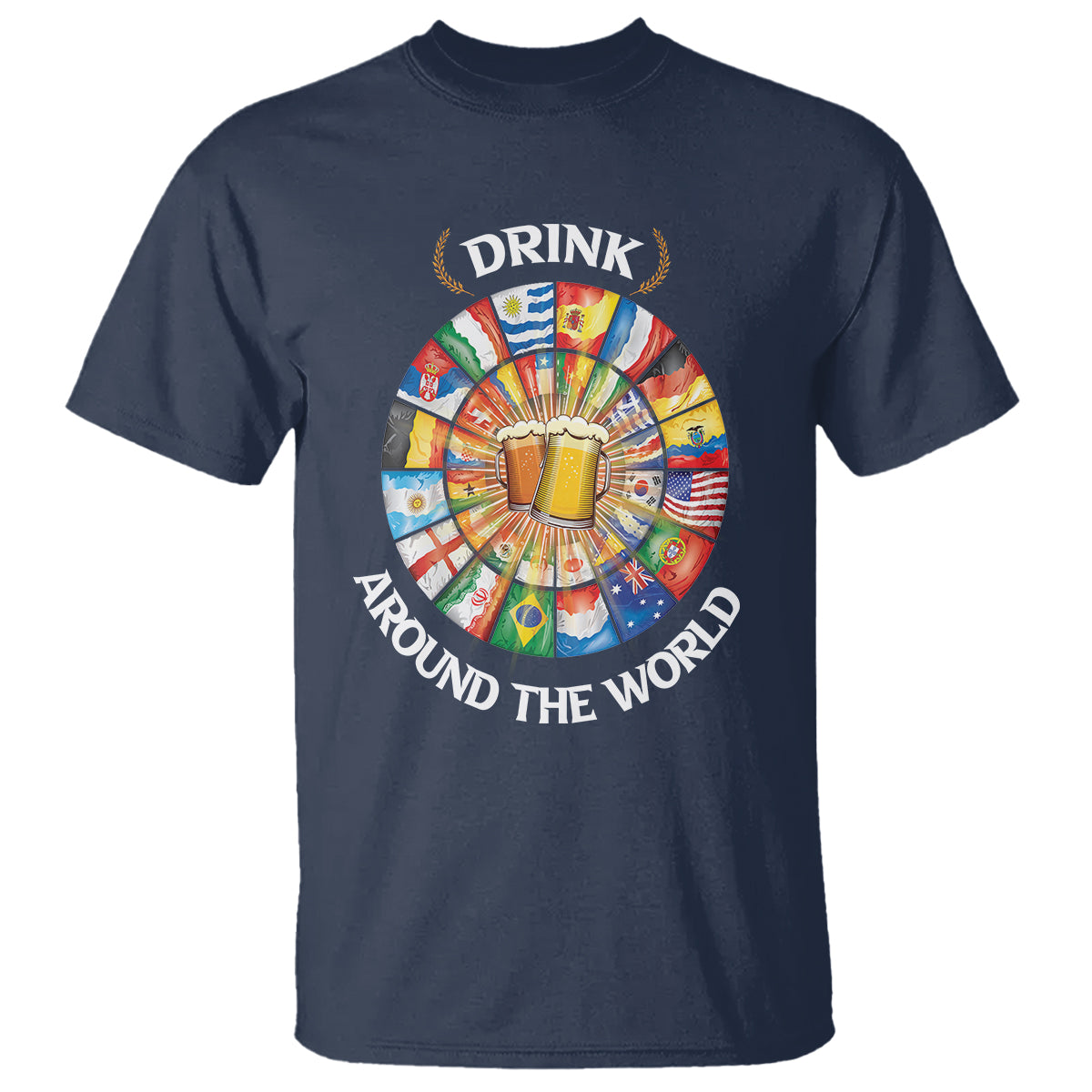 Travel For Beer Lover T Shirt Drinking Around The World Traveling - Wonder Print Shop