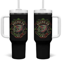 Hecho En Mexico Tumbler With Handle Aztec Skull Made In Mexico Mexican