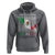 Mexican Pride Hoodie Hecho En Mexico Flag Barcode - Wonder Print Shop