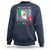 Mexican Pride Sweatshirt Hecho En Mexico Flag Barcode - Wonder Print Shop