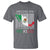 Mexican Pride T Shirt Hecho En Mexico Flag Barcode - Wonder Print Shop