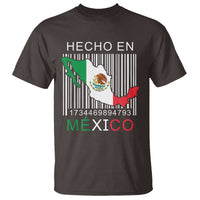Mexican Pride T Shirt Hecho En Mexico Flag Barcode - Wonder Print Shop
