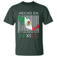 Mexican Pride T Shirt Hecho En Mexico Flag Barcode - Wonder Print Shop