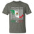 Mexican Pride T Shirt Hecho En Mexico Flag Barcode - Wonder Print Shop