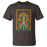 Mexican Pride T Shirt Mexicano Hasta Los Huesos Skeleton Sombrero - Wonder Print Shop