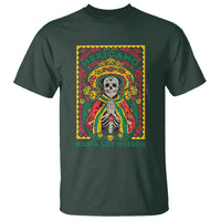 Mexican Pride T Shirt Mexicano Hasta Los Huesos Skeleton Sombrero - Wonder Print Shop