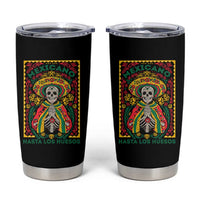 Mexican Pride Tumbler Cup Mexicano Hasta Los Huesos Skeleton Sombrero