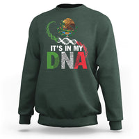 Mexican Pride Sweatshirt It's In My DNA Mexico Flag Proud Hispanic - Wonder Print Shop