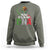 Mexican Pride Sweatshirt It's In My DNA Mexico Flag Proud Hispanic - Wonder Print Shop