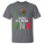 Mexican Pride T Shirt It's In My DNA Mexico Flag Proud Hispanic - Wonder Print Shop