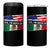 Mexican American 4 in 1 Can Cooler Tumbler Yes I'm Both Of Them USA Mexico Flag Hispanic