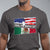 Mexican American T Shirt Yes I'm Both Of Them USA Mexico Flag Hispanic - Wonder Print Shop