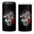 American Grown With Mexican Roots 4 in 1 Can Cooler Tumbler