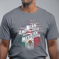 American Grown With Mexican Roots T Shirt - Wonder Print Shop