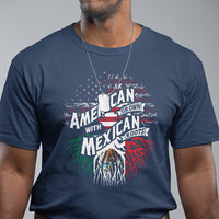 American Grown With Mexican Roots T Shirt - Wonder Print Shop