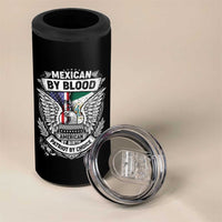 Mexican By Blood American By Birth Patriot By Choice 4 in 1 Can Cooler Tumbler