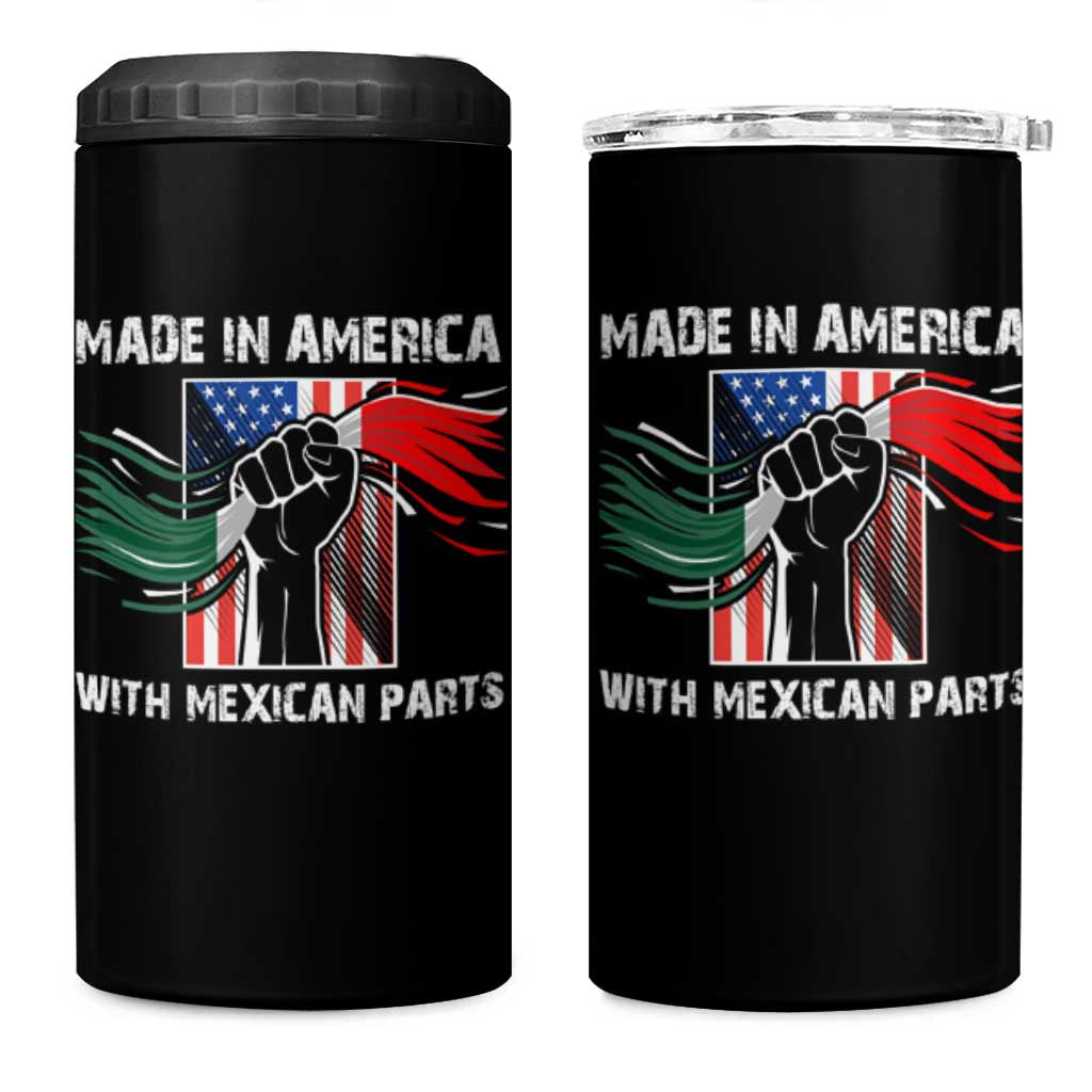 Made In America with Mexican Parts 4 in 1 Can Cooler Tumbler