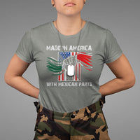 Made In America with Mexican Parts T Shirt - Wonder Print Shop