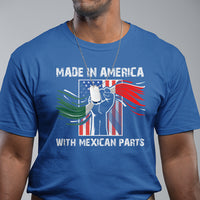 Made In America with Mexican Parts T Shirt - Wonder Print Shop