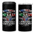 American Born Mexican Blood Proud Chicano Culture Lowrider 4 in 1 Can Cooler Tumbler