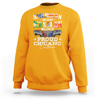 American Born Mexican Blood Proud Chicano Culture Lowrider Sweatshirt - Wonder Print Shop